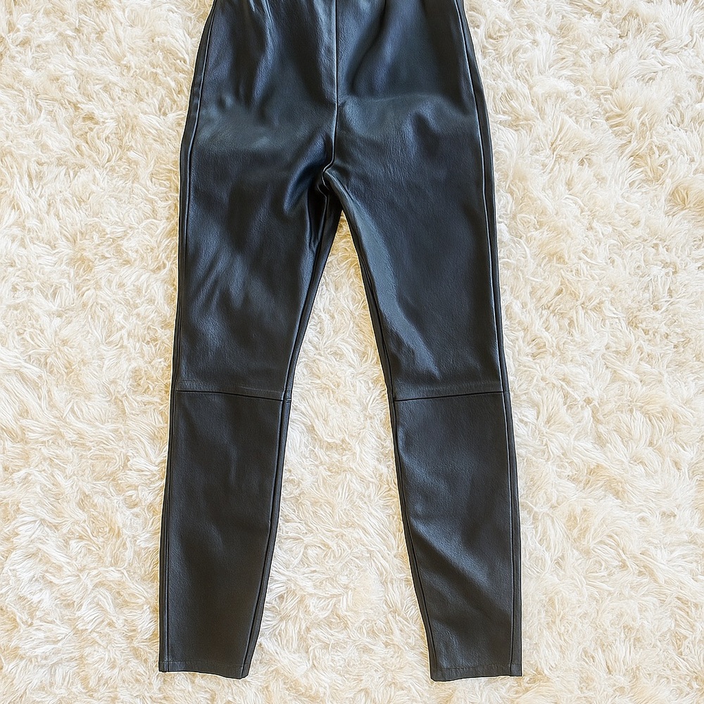 Good American Faux Leather leggings – Size Small (Black) Never worn
